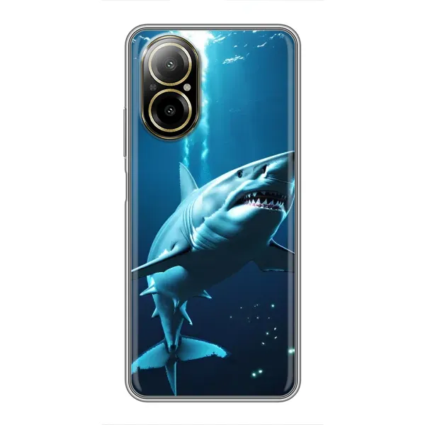 Чохол з принтом «Акула під водою» для Realme C67 Чохол з принтом «Акула під водою» для Realme C67