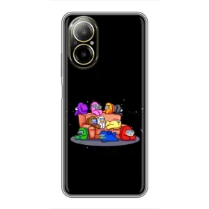 Чехол Амонг Ас для Realme C67 (AlphaPrint) (Амонг-ас)
