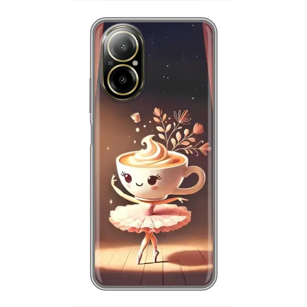 Чехол с принтом «Балерина капучина» для Realme C67
