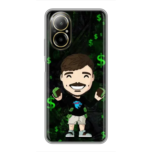 Чехол с принтом «Блогер Beast» для Realme C67
