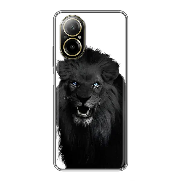 Чехол с принтом «Черный ЛЕВ» для Realme C67