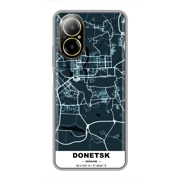 Чохол з принтом «Донецьк» для Realme C67