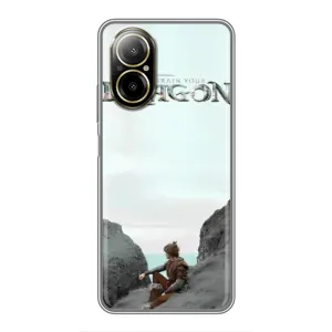 Чохол як приборкати дракона на Realme C67 (Дракон лого)