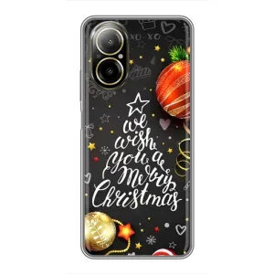Різдвяні Чохли для Realme C67 (VPrint) (Ялинка)