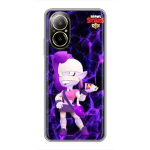 Чехлы Brawl Stars для Realme C67 (AlphaPrint) (Эмз Бравл Старс)