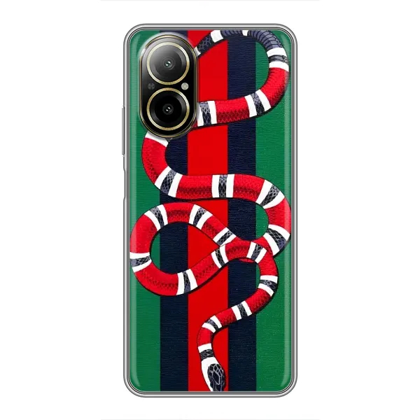 Чохол з принтом «Gucci змія» для Realme C67 Чохол з принтом «Gucci змія» для Realme C67