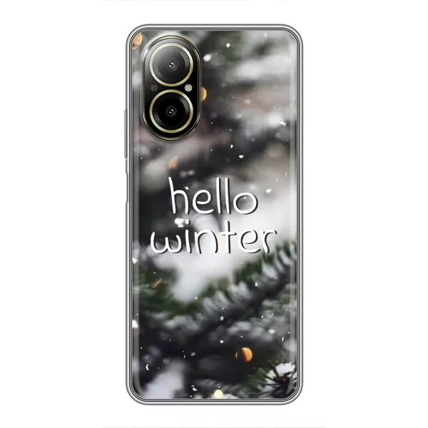 Чехол с принтом «Hello winter» для Realme C67 Чехол с принтом «Hello winter» для Realme C67
