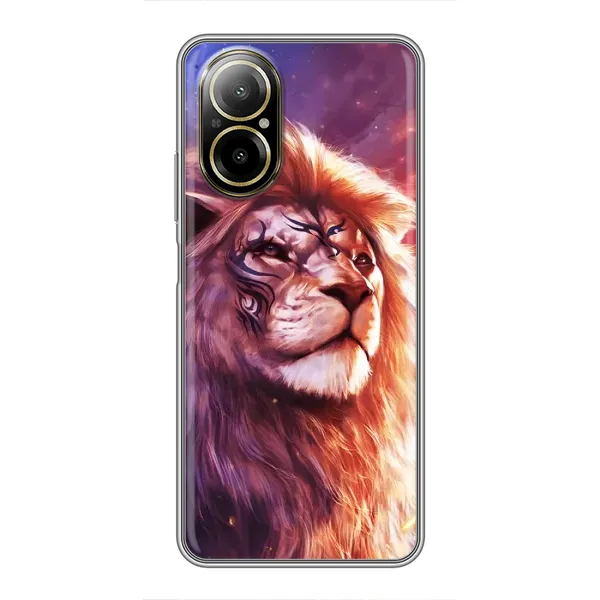 Чохол з принтом «Красочний Лев» для Realme C67