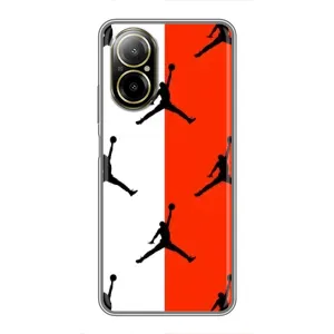 Чехлы для Realme C67 - с картинкой JORDAN (AlphaPrint) (Лого Джордан)