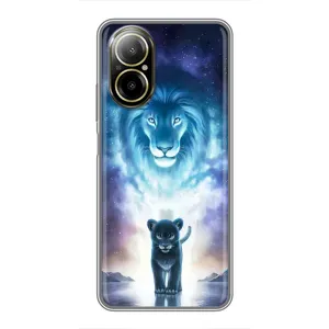 Чохол з картинкою ЛЕВ для Realme C67 (VPrint) (Маленький лев)