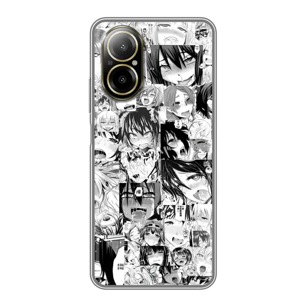 Чехол с принтом «Ahegao manga» для Realme C67