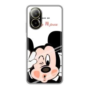 Эксклюзивный чехол для Realme C67 (AlphaPrint - Мультяшные) (Маус Микки)