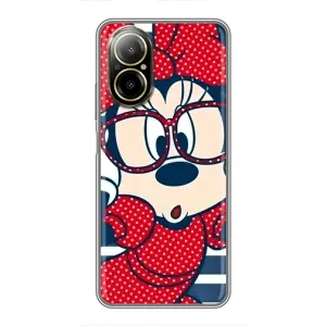 Эксклюзивный чехол для Realme C67 (AlphaPrint - Мультяшные) (Маус в очках)