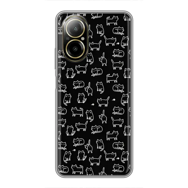 Чехол с принтом «Меленькие котики» для Realme C67