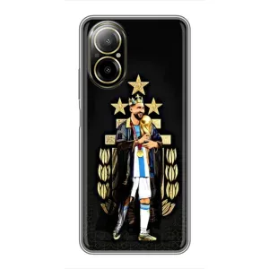 Чохли для Realme C67 (Leo чемпіон) (AlphaPrint) (Мессі Король)