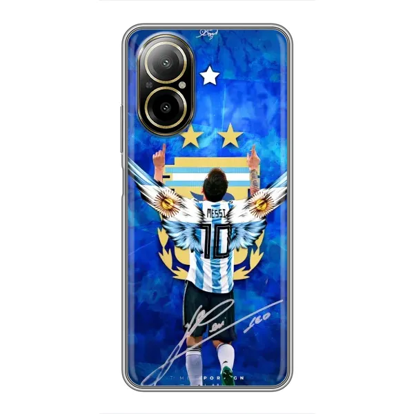 Чохол з принтом «Мессі збірна» для Realme C67
