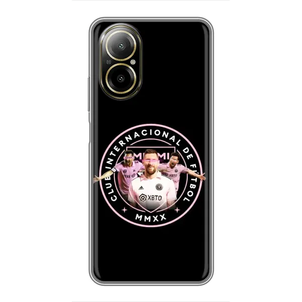 Чехол с принтом «Месси в лого» для Realme C67