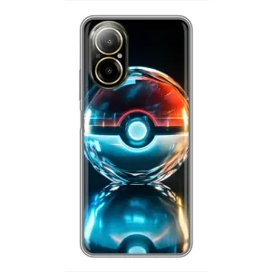 Чохол з Пікачу на Realme C67 (М'яч Пікачу)