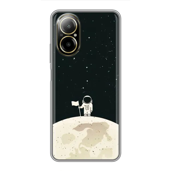 Чохол з принтом «На місяці» для Realme C67