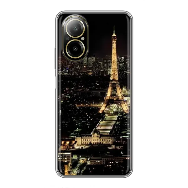 Чохол з принтом «Нічний Париж» для Realme C67
