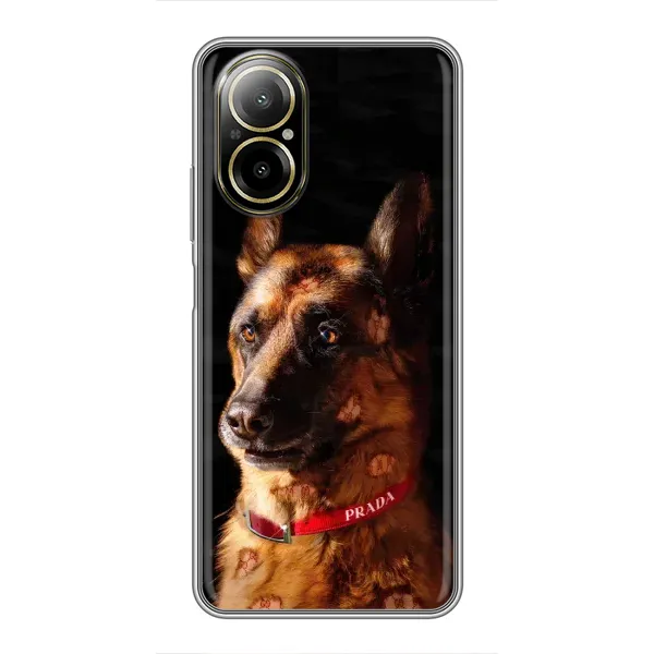 Чехол с принтом «Овчарка» для Realme C67