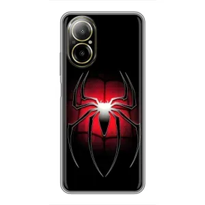 Чехол с человеком пауком для Realme C67 - (AlphaPrint) (Паук марвел)