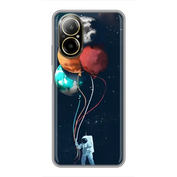 Чохол з принтом «Планети кульки» для Realme C67