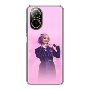 Чохол з дизайном Венздей 2 на Realme C67 (Яскрава Енід Венздей)
