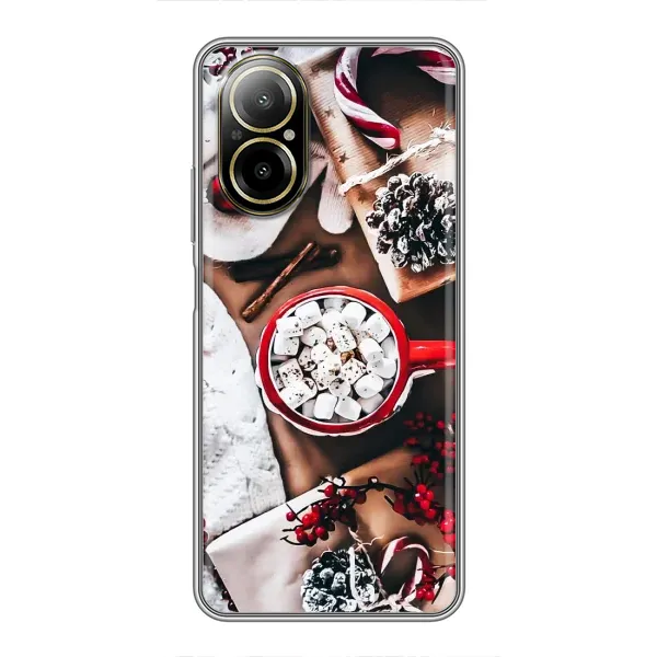 Чехол с принтом «Рождественская атмосфера» для Realme C67