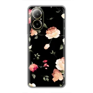 Чохли з квітами для Realme C67 (VPrint) (Трояндочки)