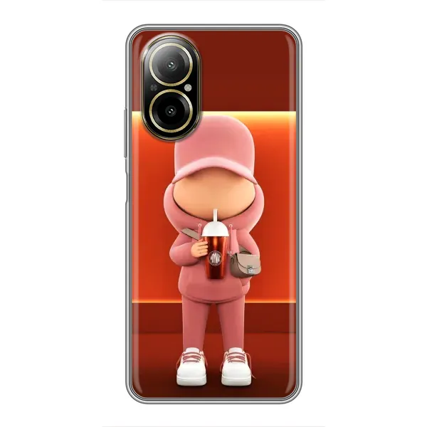 Чохол з принтом «З Кавою» для Realme C67