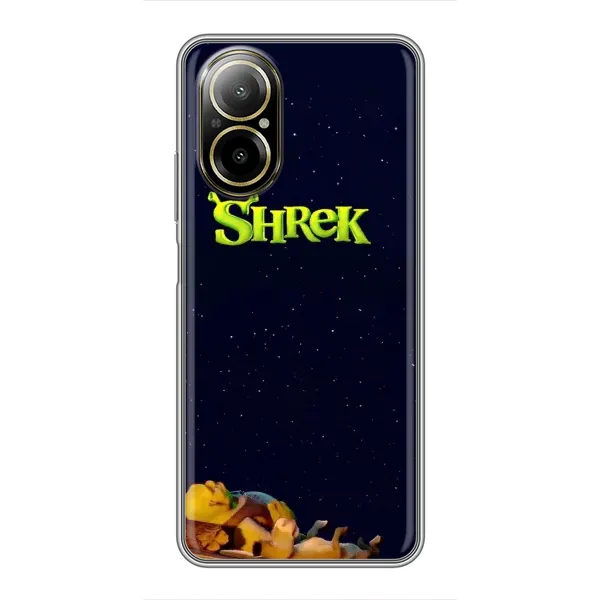 Чехол с принтом «Отдыхающий Шрек» для Realme C67 Чехол с принтом «Отдыхающий Шрек» для Realme C67