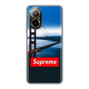 Чеохол для Realme C67 з картинкою Supreme (AlphaPrint) (Стиль Supreme)