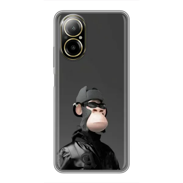 Чехол с принтом «стильная обезьяна NFT» для Realme C67