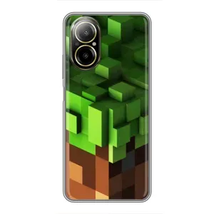 Чохол Майнкрафт на Realme C67 (AlphaPrint) Minecraft (текстура Майнкрафт)