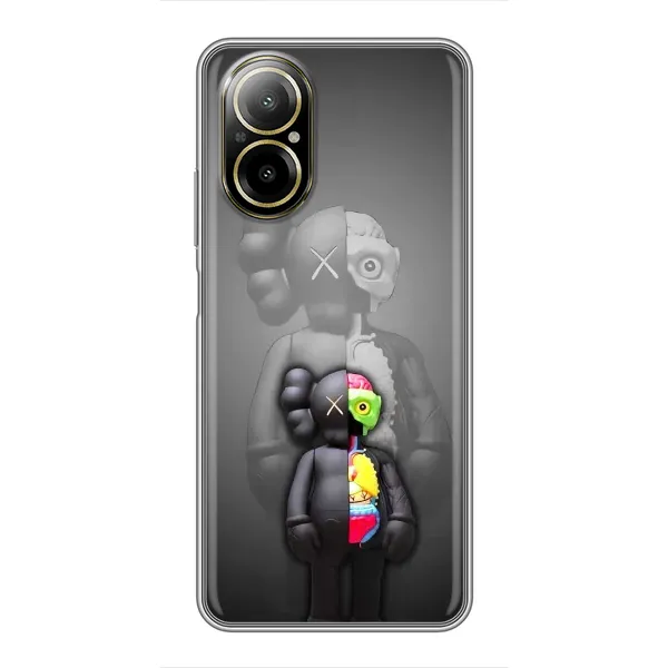 Чехол с принтом «Тело Bearbrick» для Realme C67