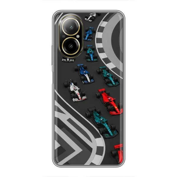 Чехол с принтом «Трасса Ф1» для Realme C67