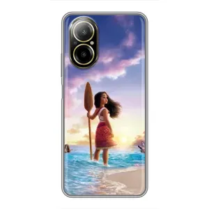 Чохол з мультфільмом Ваяна Realme C67 (Моана з веслом)