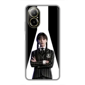 Чохли Венсдей на Realme C67 Уенсдей (AlphaPrint) (W-Wednesday)