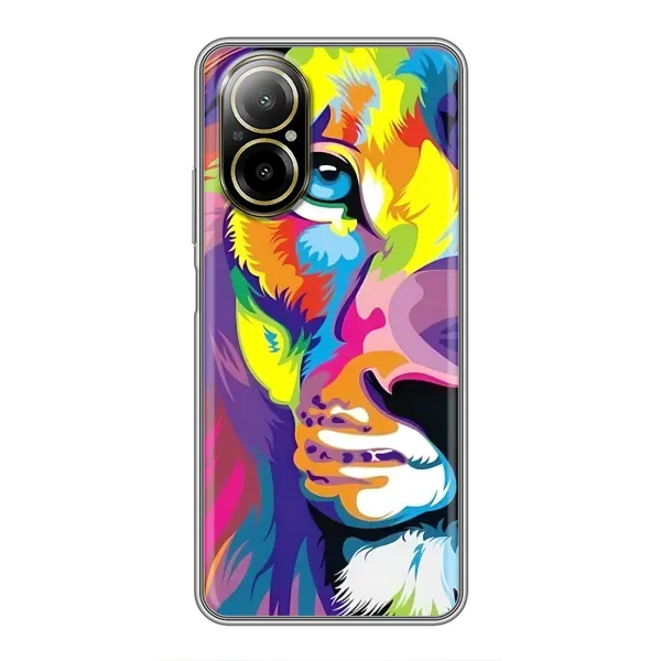 Чохол з принтом «Яскравий Лев» для Realme C67