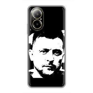 Чохол для Realme C67 (AlphaPrint - с принтом Зеленського) (Зеленский АРТ)