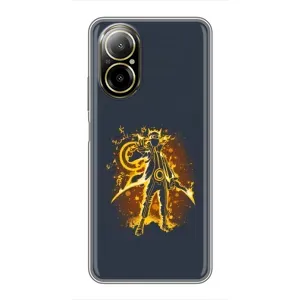 Naruto Anime Чохли для РілМі С67 (AlphaPrint) (золотий Наруто)