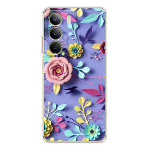 Чехлы с Цветами для Realme C71 (VPrint) (Цветочный дизайн)