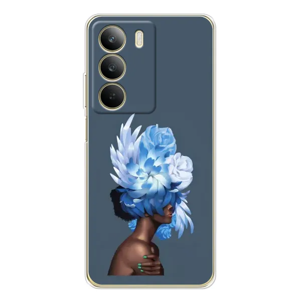 Чехол с принтом «Цветы на голове» для Realme C71
