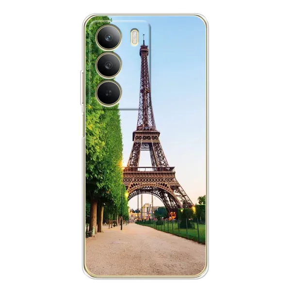 Чехол с принтом «Дорога в Париж» для Realme C71