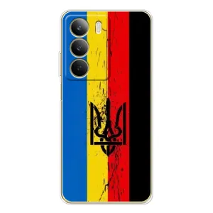 Украинские Чехлы для Realme C71 с картинкой УПА (AlphaPrint) (Флаг УПА)