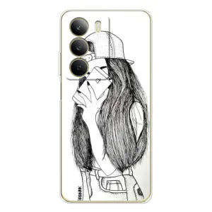 Чохол з друком для Realme C71 - (Мода) (AlphaPrint) (Фото дівчини)
