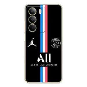 Чехлы PSG для Realme C71 (AlphaPrint) (футболка ПСЖ)