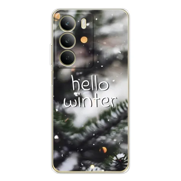 Чехол с принтом «Hello winter» для Realme C71