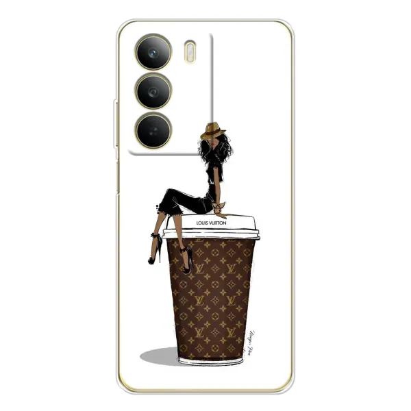 Чехол с принтом «кофе LOUIS VUITTON» для Realme C71 Чехол с принтом «кофе LOUIS VUITTON» для Realme C71